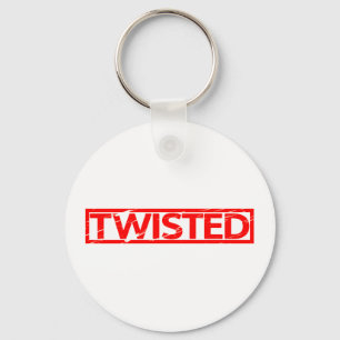 Twisted Stamp Key Ring