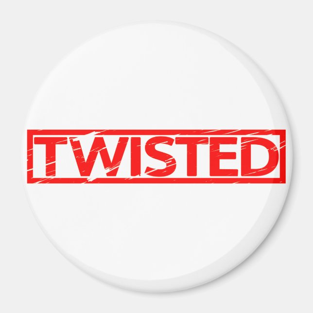 Twisted Stamp Magnet (Front)