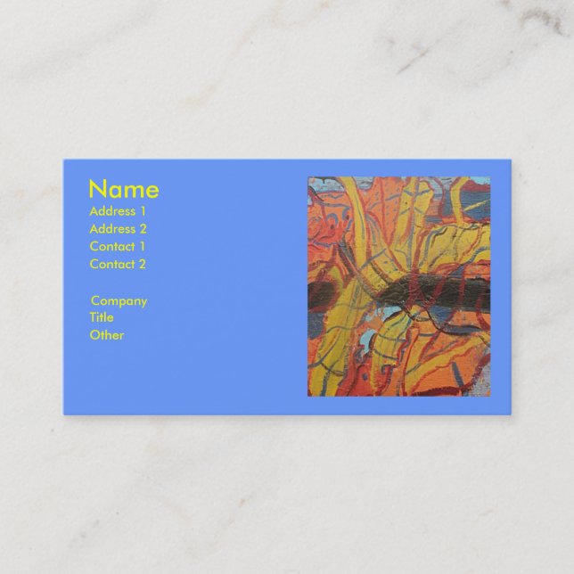TWISTED SUNSET BUSINESS CARD (Front)