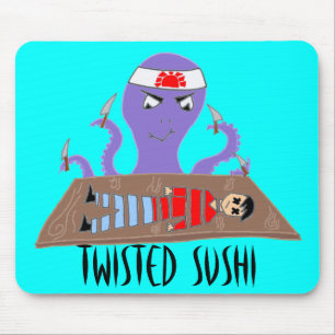 Twisted Sushi Mouse Pad