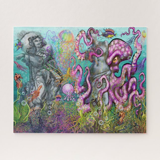 Twisted Tentacles Jigsaw Puzzle (Horizontal)