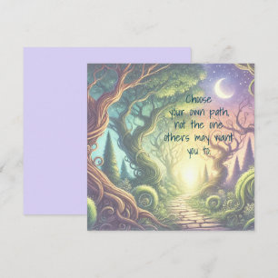 Twisted Tree Path & Quote Card
