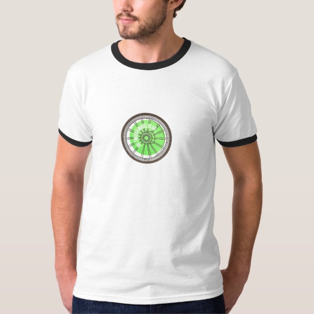 Twisted Wheel Green Card T-Shirt (Front)