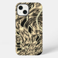 Twisted with a dark beige tone, mirror