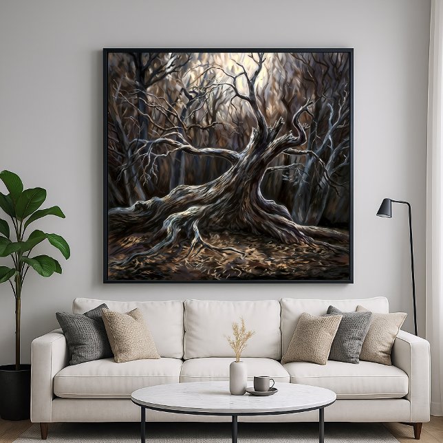 Twisted Woods - Creepy Nature Illustration Style Poster (Creator Uploaded)