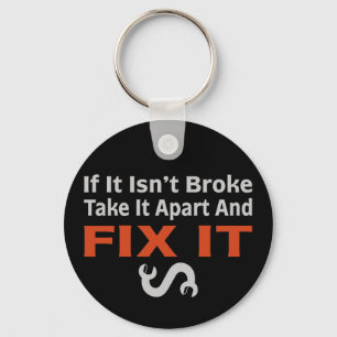 Twisted Wrench - FIX IT Key Ring