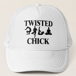 Twisted Yoga Chick Trucker Hat