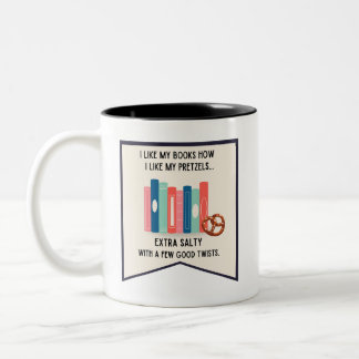 Twisty Plots and Pretzels - Book Lover Mug
