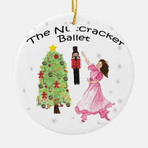 Twitt Beautiful Clara in the Nutcracker Ballet Ceramic Tree Decoration