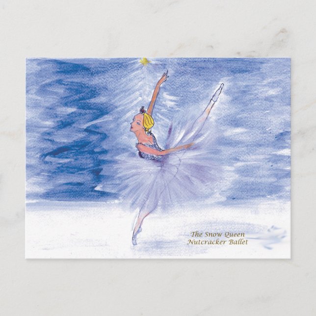 Twitt Snow Queen-Nutcracker Ballet by Marie L Postcard (Front)