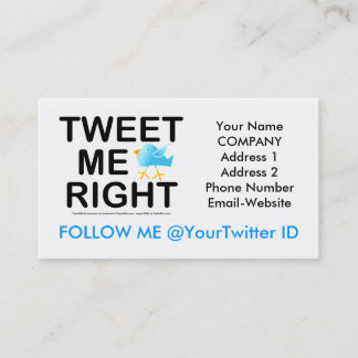 Twitter Business Card