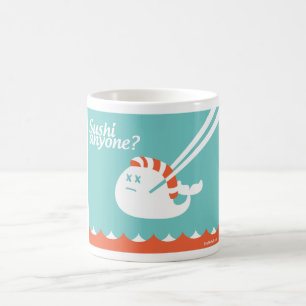 Twitter Coffee Tea Mug - Stupid Fail Whale - Sushi