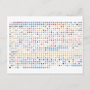 Twitter Emoji (Twemoji) Postcard