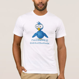 Twitter Follow Me @ Your User Name T-Shirt