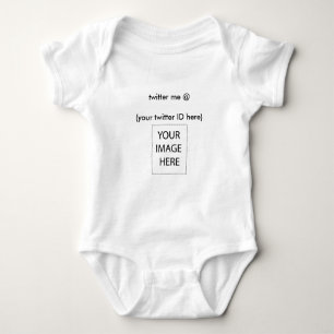 twitter me @ (your twitter ID here) The MUSEUM Baby Bodysuit