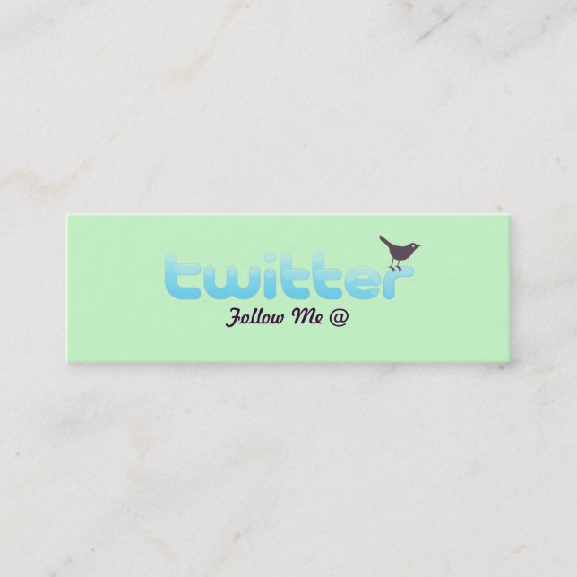 Twitter Profile Card (Front)