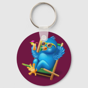 Twitter Relax Key Ring