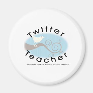 Twitter Teacher Magnet