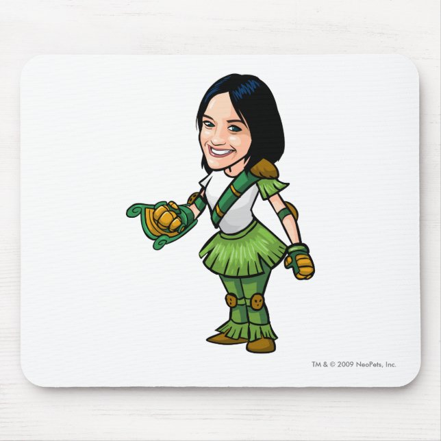 Twitterpate Mystery Island Staff Player Mouse Pad (Front)