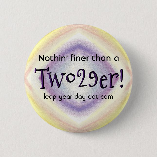 Two 29'er 6 cm round badge (Front)