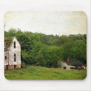 Two Abandoned Rural Missouri Houses Mouse Pad