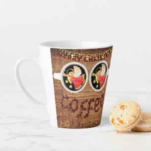 Two Angels and Two Coffee, Please Latte Mug