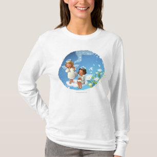 Two angels sitting on the clouds T-Shirt