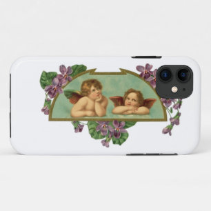 Two Angels Vintage Painting Case-Mate iPhone Case