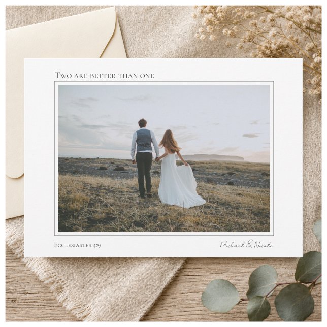 Two Are Better Than One Personalised Couple Photo (Creator Uploaded)