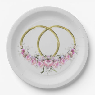 Two as One Round Dinner Paper Plates