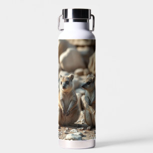 Two Aussie Rottnest IsLand Quokkas, Water Bottle