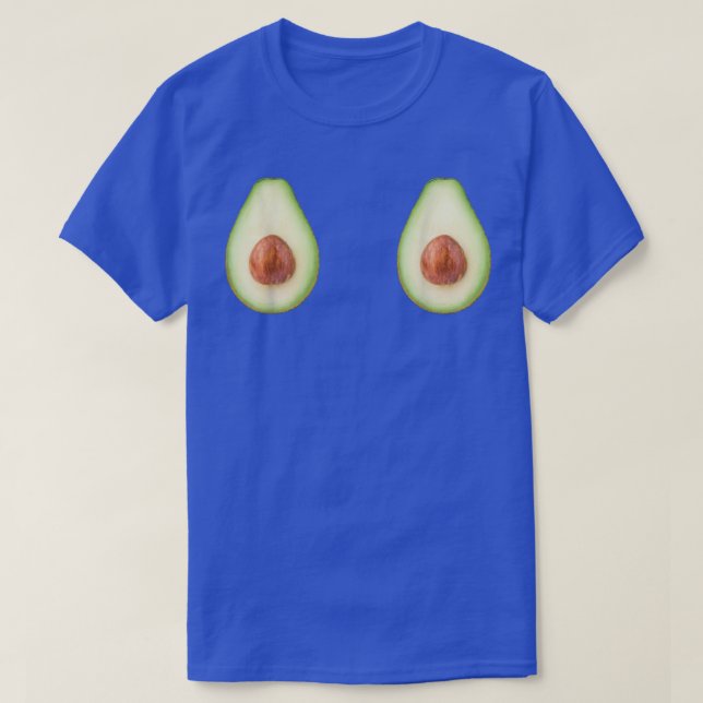 Two Avocado Funny Hipster T  T-Shirt (Design Front)
