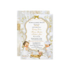 Two Baby Boys & Girl  Baptism Christening Gold