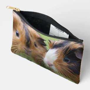 Two Baby Tortoiseshell Guinea Pigs, Accessory Pouch