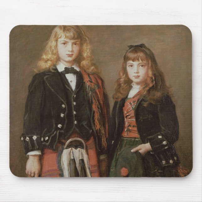 Two Bairns Mouse Pad (Front)