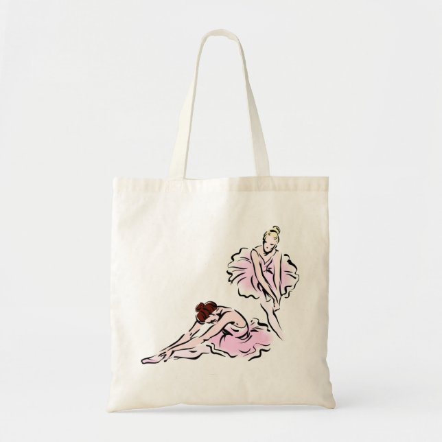 Two Ballerinas Tote Bag (Front)