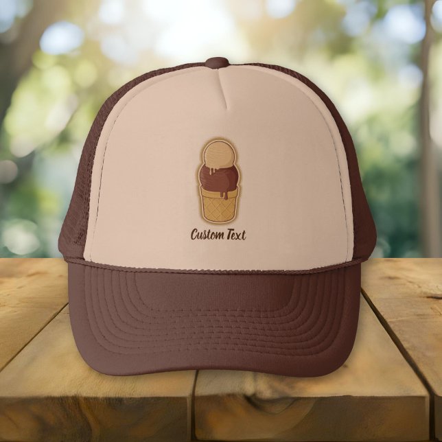 Two Balls Ice Cream Cup Trucker Hat (Creator Uploaded)
