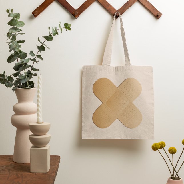 Two Bandaids Tote Bag (Creator Uploaded)