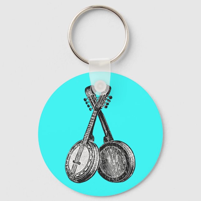 Two Banjos Key Ring (Front)