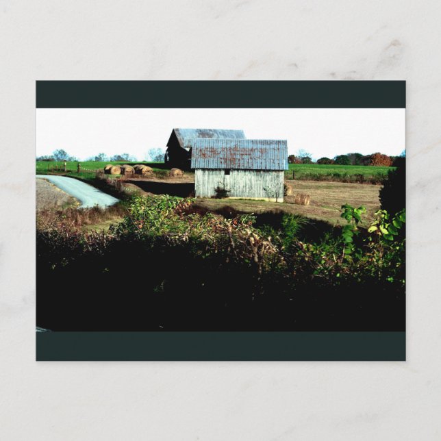 Two Barns Postcard (Front)