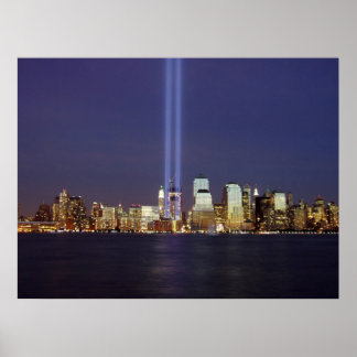 Two Beams of Light Poster