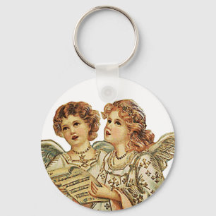 Two Beauthful Angels Key Ring