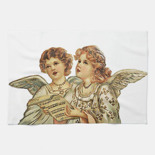 Two Beauthful Angels Tea Towel