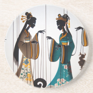 Two beauties coaster