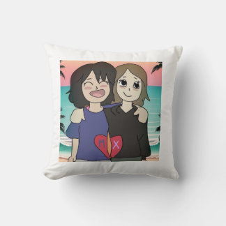 two beautiful girls cushion