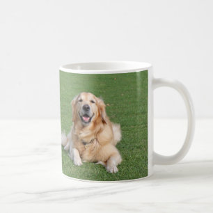 Two beautiful golden retrievers coffee mug