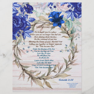 Two Become One Vintage Personal Stationary