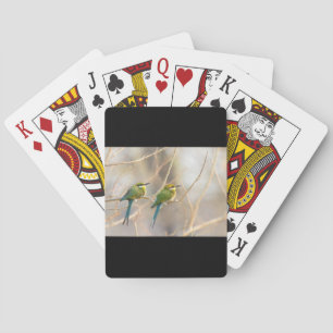 Two Bee-eaters Playing Cards