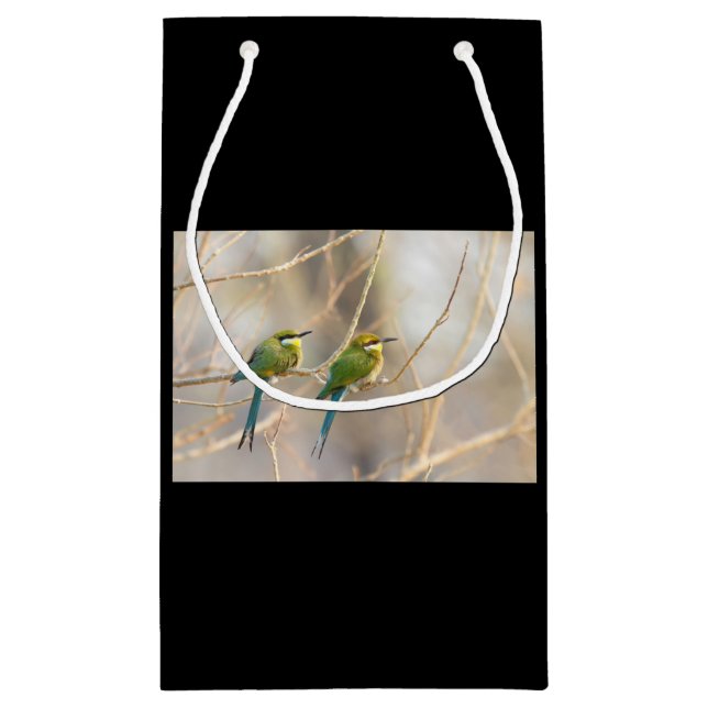 Two Bee-eaters Small Gift Bag (Back)