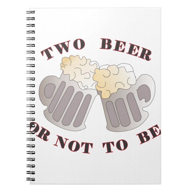 two beer notebook (Front)